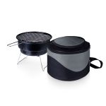 Custom Caliente Portable Charcoal BBQ Grill w/Cooler Tote Bag with logo - 4