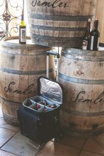 Custom Cellar Insulated Wine Tote Cooler w/Removable Divider with logo - 2