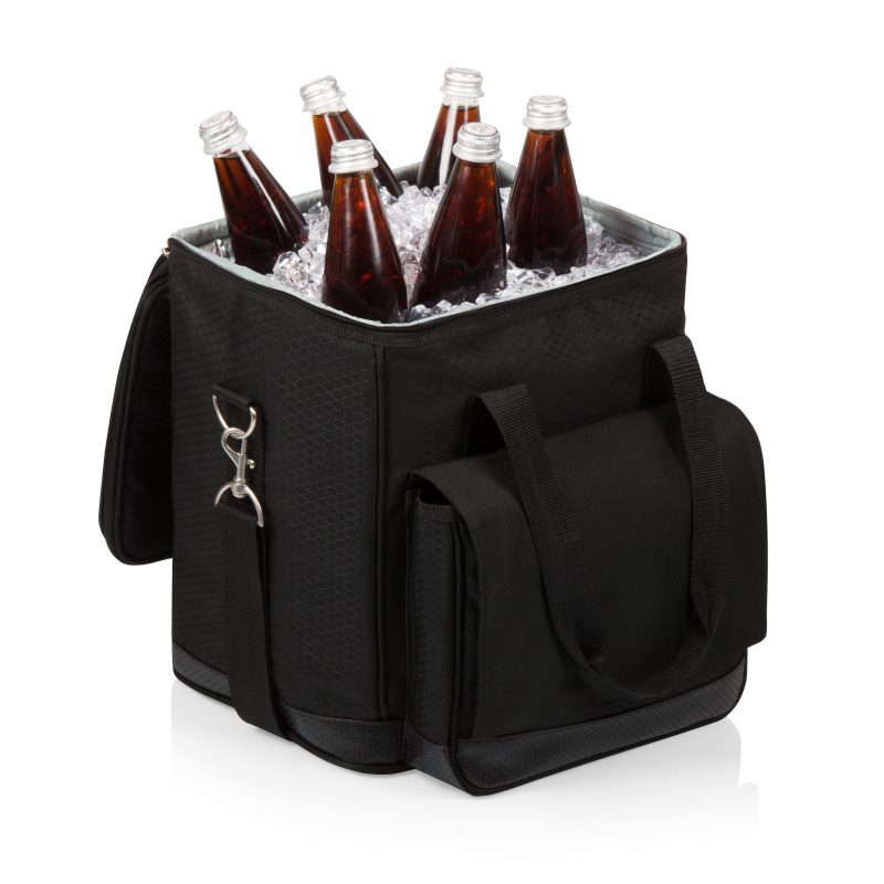 Custom Cellar Insulated Wine Tote Cooler w/Removable Divider with logo - 7
