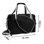 Custom Convertible Tote Crossbody Sports Bag For Women Pickleball Court with logo - 1