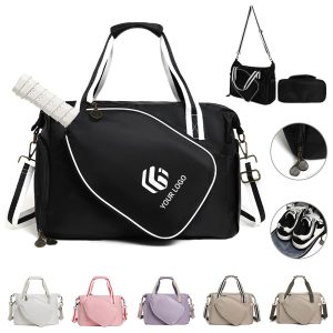 Custom Convertible Tote Crossbody Sports Bag For Women Pickleball Court with logo