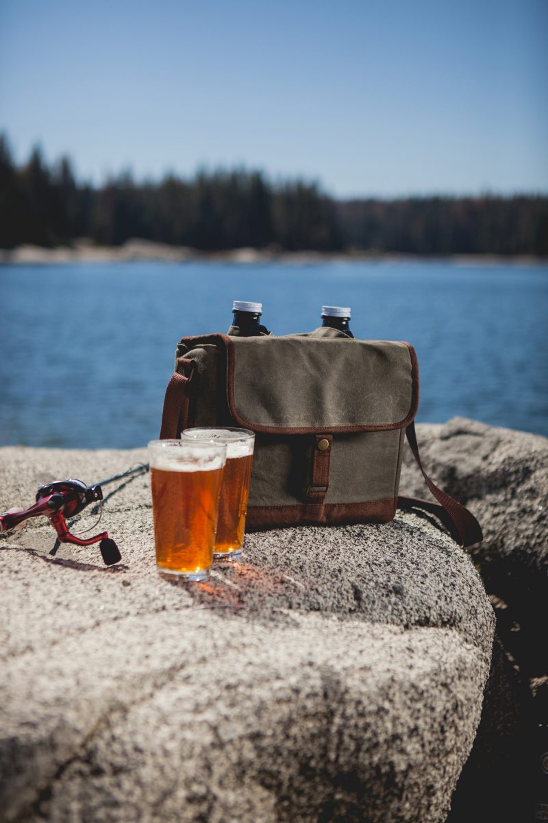 Custom Double Growler Tote with logo - 4