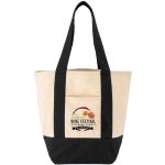 Custom Full Color Saratoga Mini Cotton Canvas Tote 12 Oz with logo