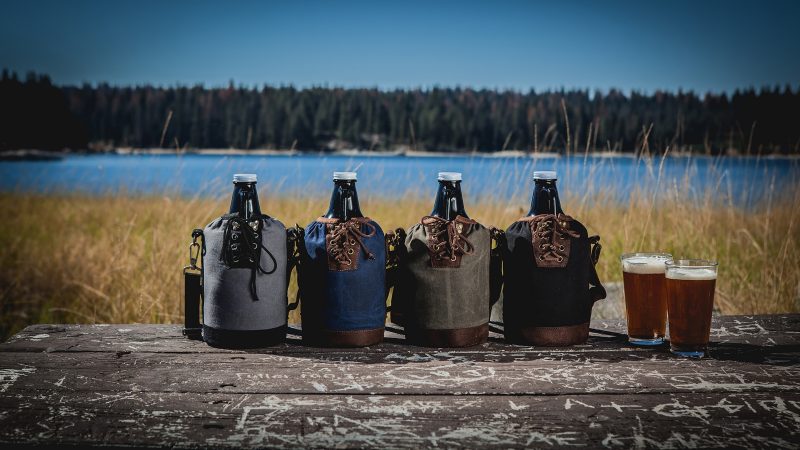 Custom Growler Tote with logo - 4