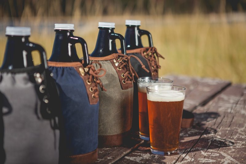 Custom Growler Tote with logo - 5