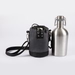 Custom Growler Tote w/64 Oz. Stainless Steel Growler with logo - 7