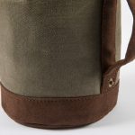 Custom Growler Tote w/64 Oz. Stainless Steel Rose Gold Growler with logo - 6