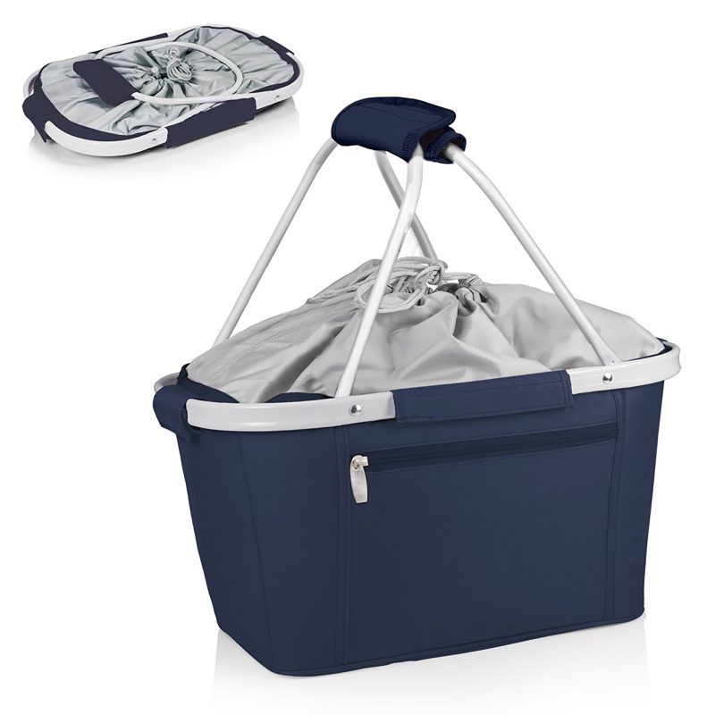 Custom Metro Basket Collapsible Insulated Cooler Tote with logo - 7