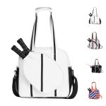 Custom Neoprene Pickleball Tote Bag with Zippered Shoulder Strap with logo - 1