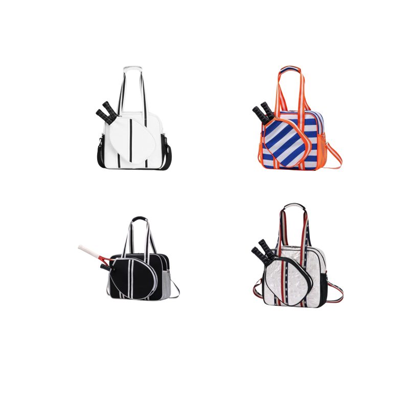 Custom Neoprene Pickleball Tote Bag with Zippered Shoulder Strap with logo - 2