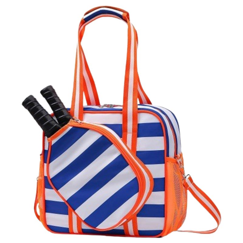 Custom Neoprene Pickleball Tote Bag with Zippered Shoulder Strap with logo - 3
