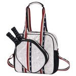 Custom Neoprene Pickleball Tote Bag with Zippered Shoulder Strap with logo - 5
