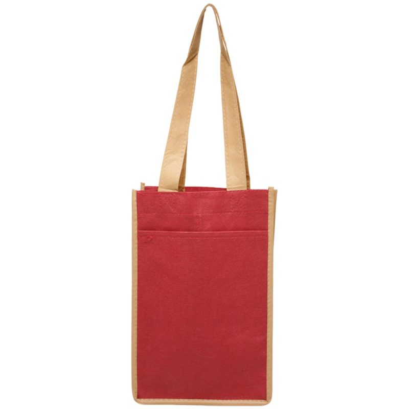Custom Non-Woven Wine Bags with logo - 2