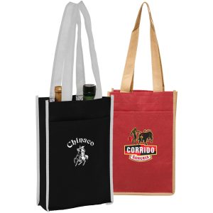 Custom Non-Woven Wine Bags with logo