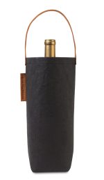 Custom Out of the Woods Connoisseur Wine Tote - Ebony with logo - 1