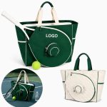 Custom Oxford Pickleball/Tennis Tote Bag with Padded Compartments with logo