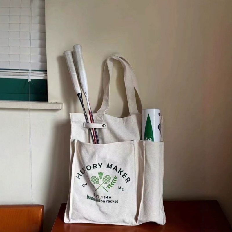Custom Pickleball Tennis Racketball Paddle Cover Pocket Tote Bag with logo - 3