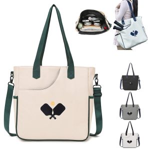 Custom Pickleball Tennis Shoulder Tote Bag with logo