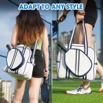 Custom Pickleball Tote Bag Paddle Compartment Insulated Holder with logo - 5