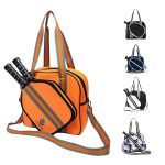 Custom Pickleball Tote Bag Pockets Paddle Storage Insulated Sleeve with logo
