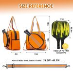 Custom Pickleball Tote Bag Pockets Paddle Storage Insulated Sleeve with logo - 2