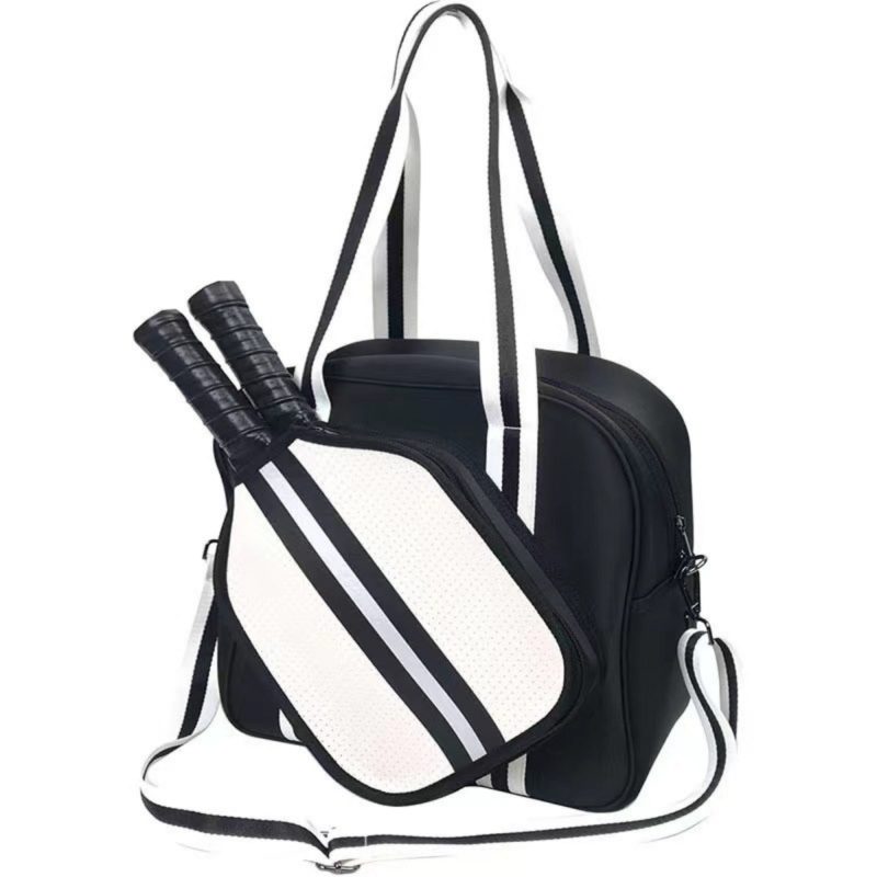 Custom Pickleball Tote Bag Pockets Paddle Storage Insulated Sleeve with logo - 7