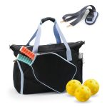 Custom Pickleball Tote Bag With Shoe Compartment And Paddle Storage with logo - 1