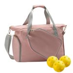 Custom Pickleball Tote Bag with Front Pocket and Shoes Compartment with logo - 5