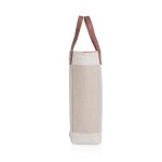 Custom Pinot Jute Single Bottle Insulated Wine Bag with logo - 2