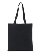 Custom Recycled Cotton Tote - AWARE - Black with logo - 1
