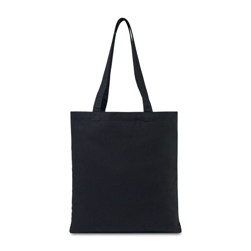 Custom Recycled Cotton Tote - AWARE - Black with logo - 4