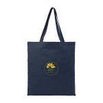 Custom Recycled Cotton Tote - AWARE - Indigo Denim with logo