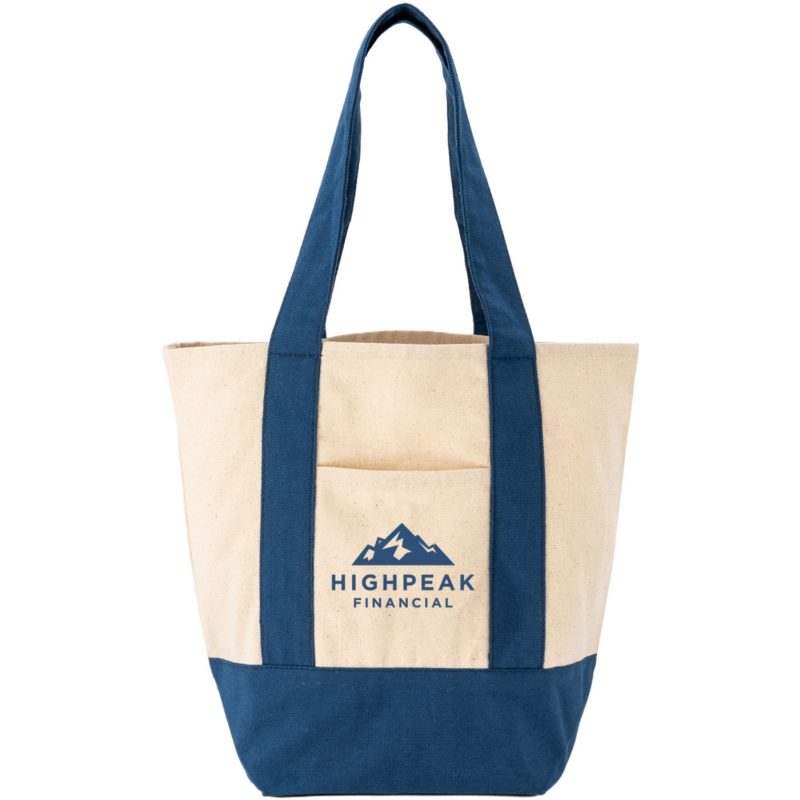 Custom Saratoga Mini Cotton Canvas Tote 12 Oz with logo - 2