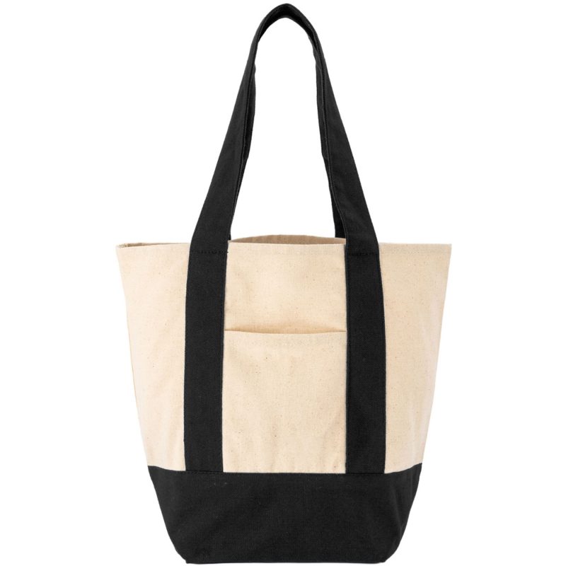 Custom Saratoga Mini Cotton Canvas Tote 12 Oz with logo - 4