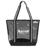 Custom See-Through Eco-Friendly Zipper Tote Bag with logo - 4