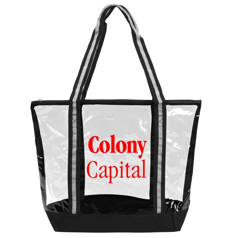 Custom See-Through Eco-Friendly Zipper Tote Bag with logo - 8
