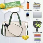Custom Stylish Pickleball Tote Bag With Adjustable Strap with logo - 3