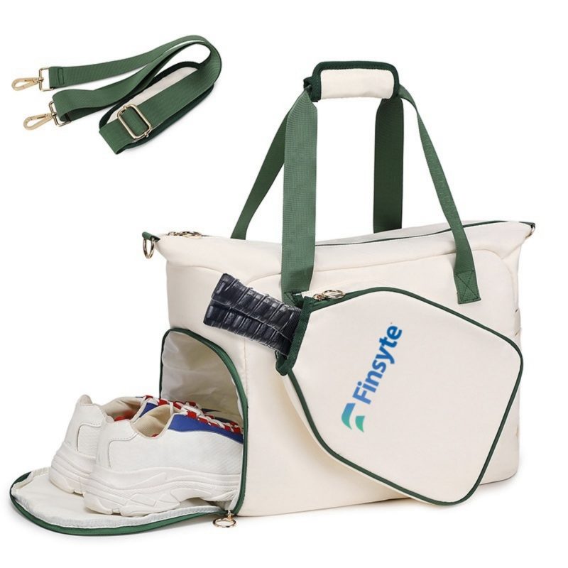 Custom Stylish Pickleball Tote Bag With Adjustable Strap with logo