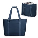 Custom Tahoe Canvas Cooler Tote w/Zipper Pocket with logo - 1