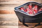 Custom Tahoe Canvas Cooler Tote w/Zipper Pocket with logo - 9