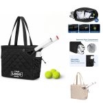 Custom Tennis Handbag Shoe Compartment Backpack Men Women Waterproof Pickleball Tote Bag with logo
