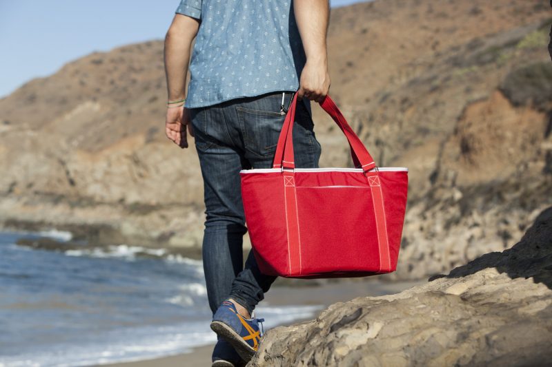 Custom Topanga Insulated Cooler Tote w/Zipper Pocket with logo - 5