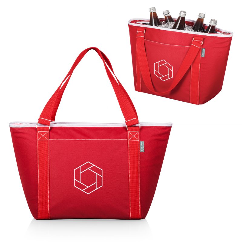 Topanga-Insulated-Cooler-Tote-wZipper-Pocket-619-00 Custom Topanga Insulated Cooler Tote w/Zipper Pocket with logo