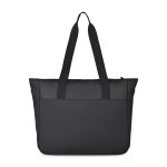 Custom Transit Recycled rPET Laptop Tote - Black with logo - 4