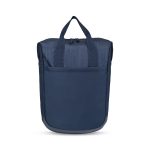 Custom Transit Recycled rPET Laptop Totepack - Navy with logo - 1
