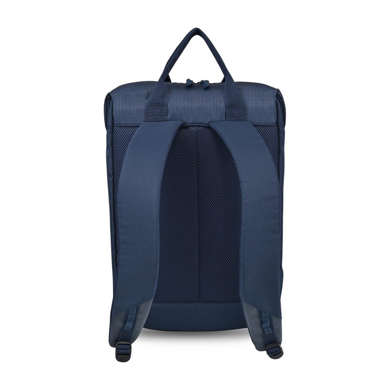 Custom Transit Recycled rPET Laptop Totepack - Navy with logo - 3