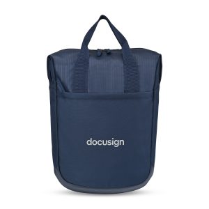 Custom Transit Recycled rPET Laptop Totepack - Navy with logo