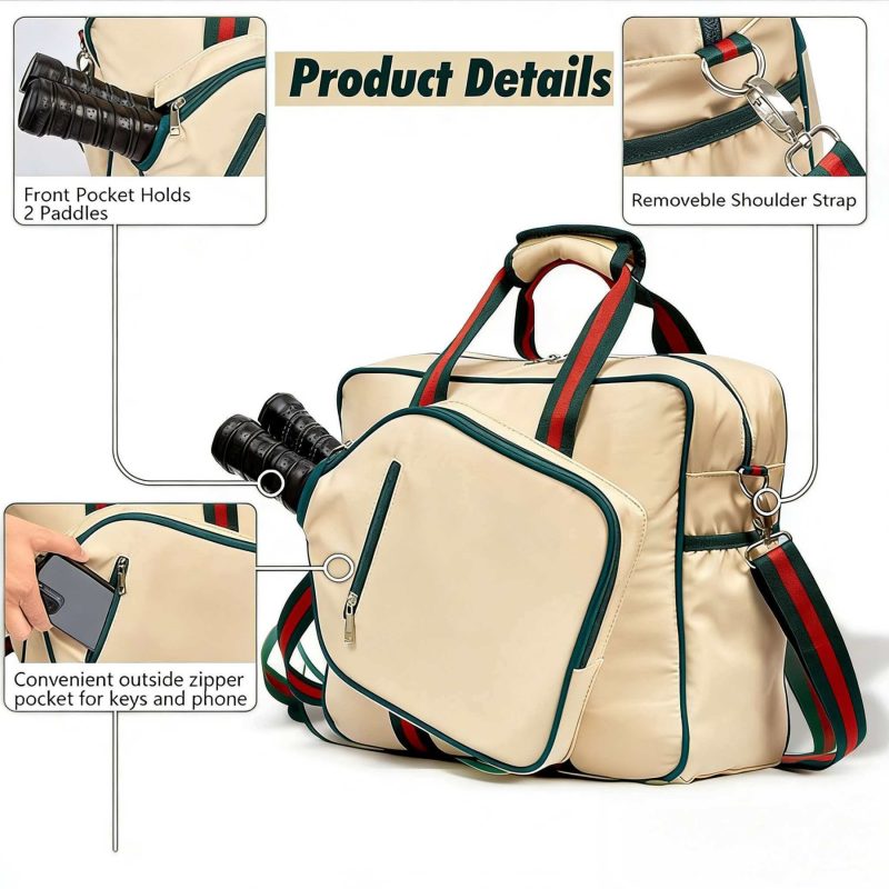 Custom Trellen Pickleball Tote Bag - Express Shipping with logo - 3