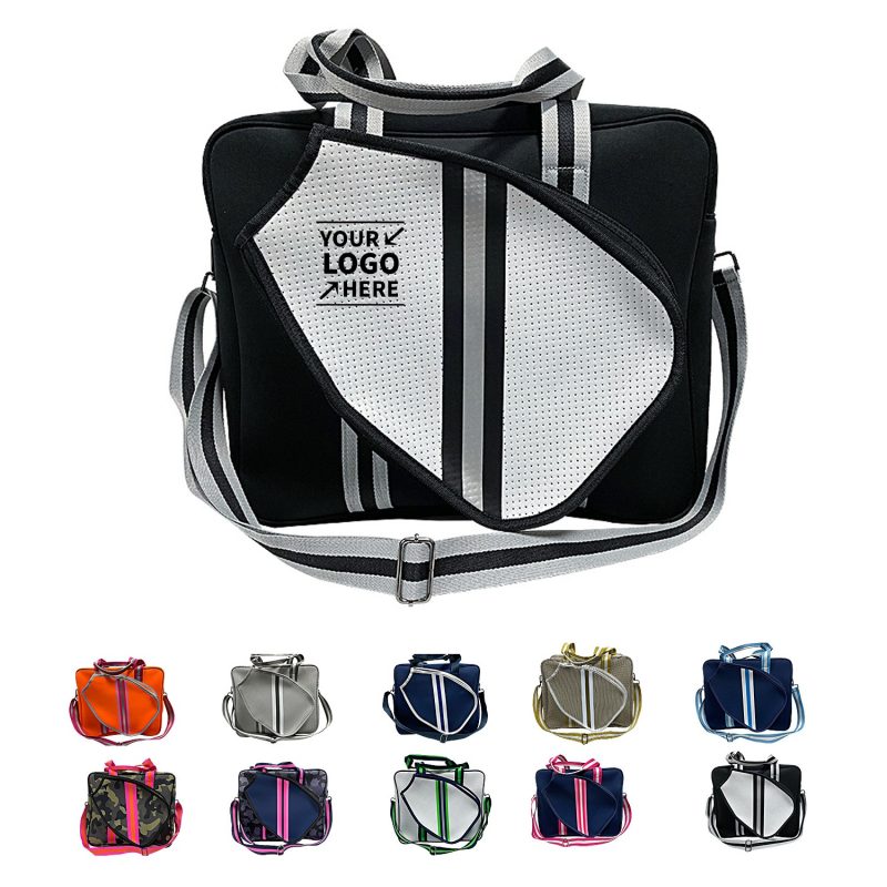Custom Waterproof Pickleball Tote Bag with logo