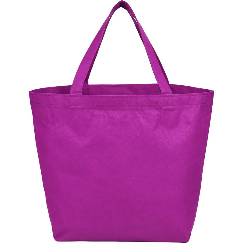 Custom YaYa 100% Recycled Budget Non Woven Shopper Tote with logo - 5